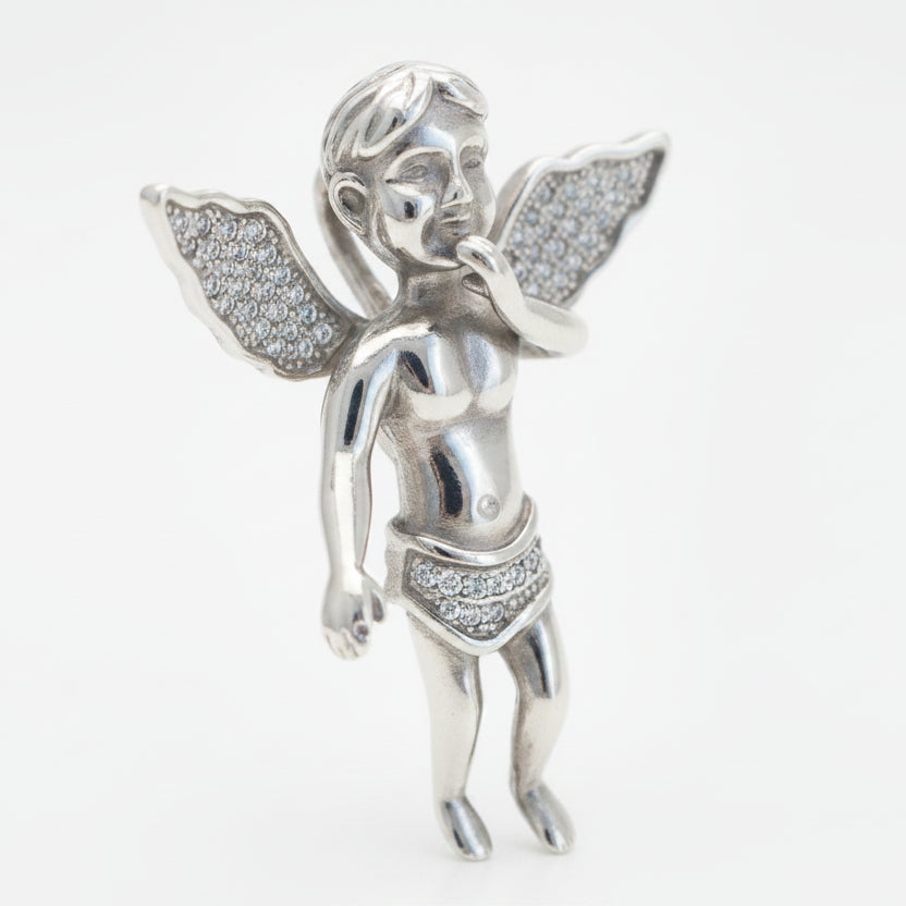 925 STERLING SILVER ANGEL PENDANT