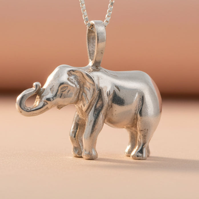 925 STERLING SILVER ELEPHANT PENDANT