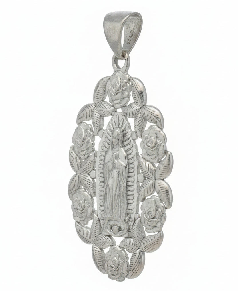 925 STERLING SILVER VIRGIN MARY PENDANT