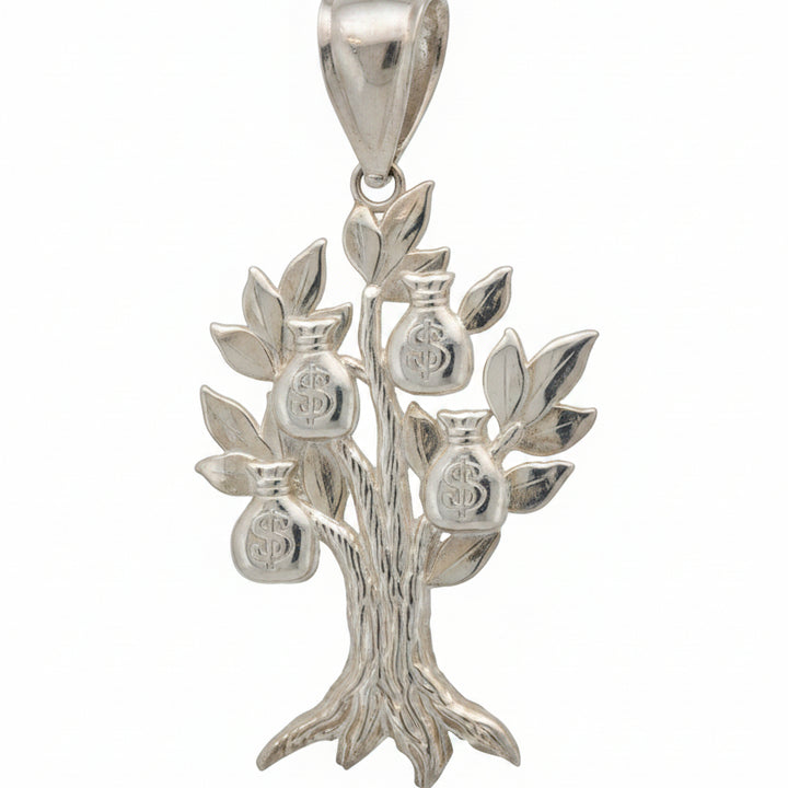 925 STERLING SILVER MONEY TREE PENDANT