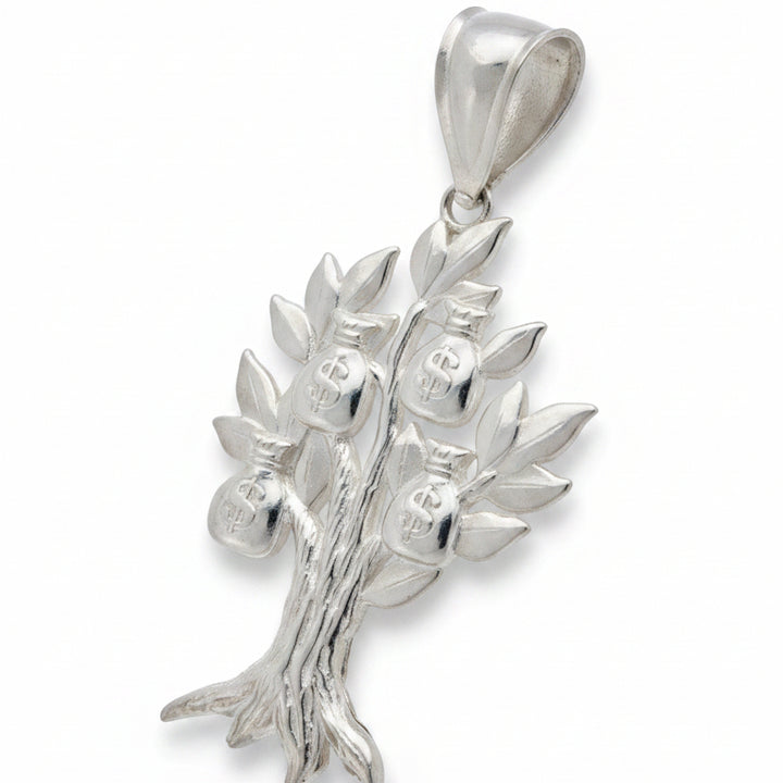 925 STERLING SILVER MONEY TREE PENDANT