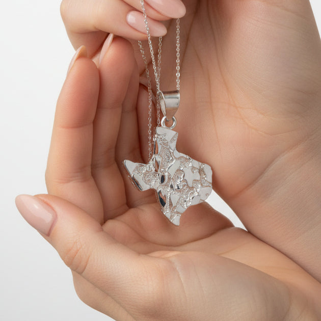 925 STERLING SILVER TEXAS STATE PENDANT