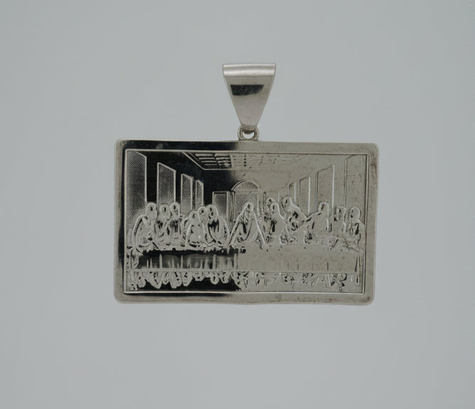 925 STERLING SILVER  LAST SUPPER PENDANT