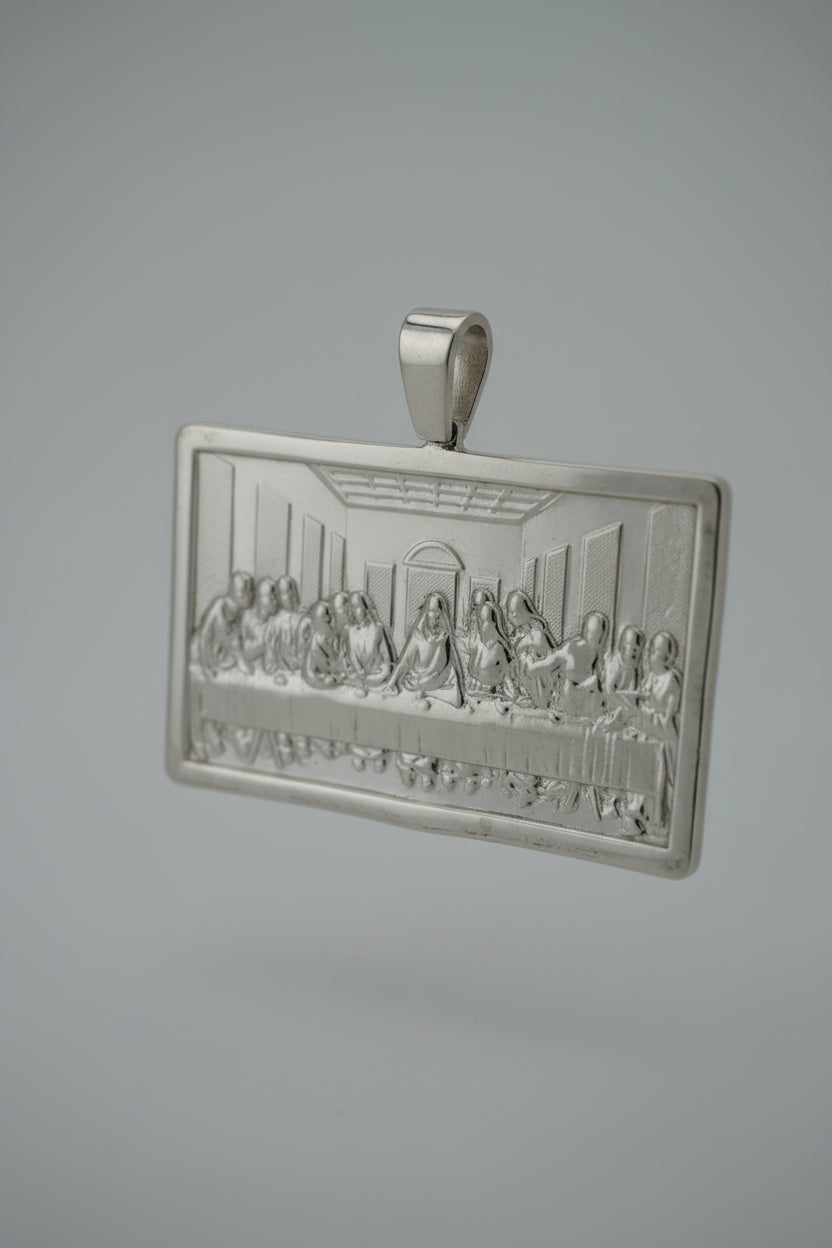 925 STERLING SILVER  LAST SUPPER PENDANT