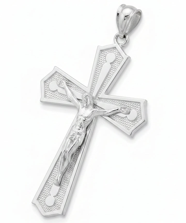 925 SILVER CROSS WITH JESUS PENDANT
