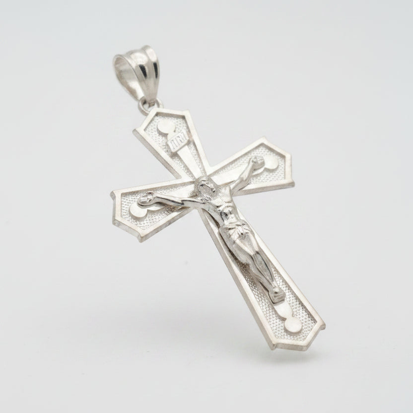 925 SILVER CROSS WITH JESUS PENDANT
