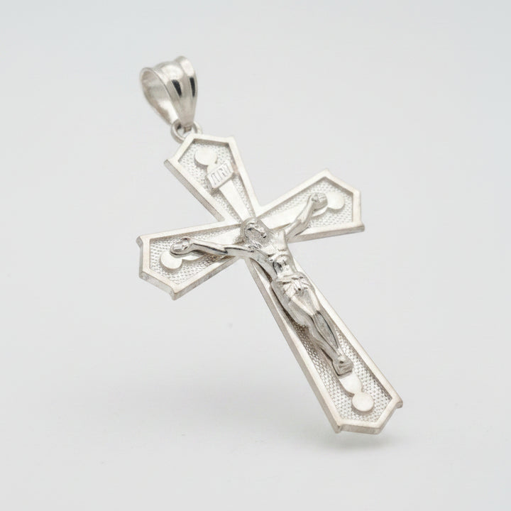 925 SILVER CROSS WITH JESUS PENDANT