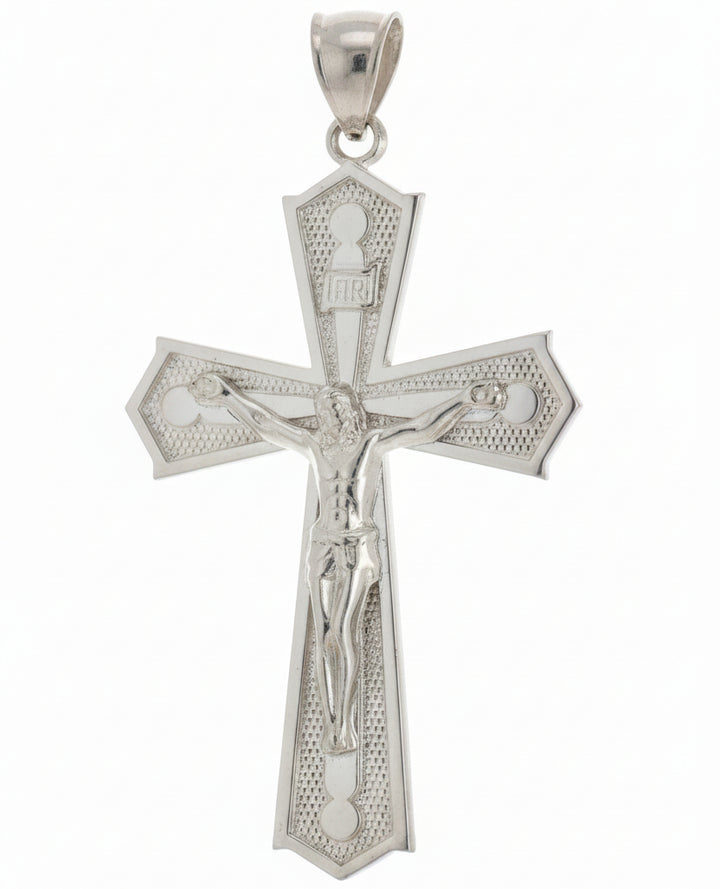 925 SILVER CROSS WITH JESUS PENDANT