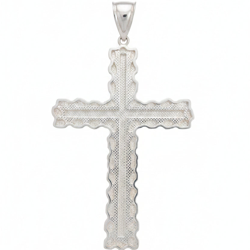 925 SILVER NUGGET CROSS PENDANT