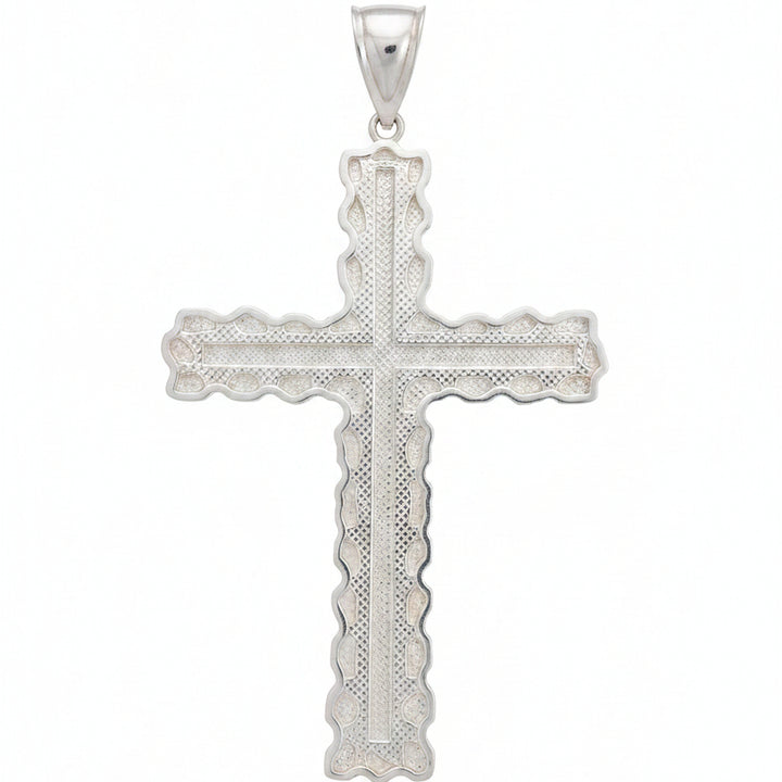 925 SILVER NUGGET CROSS PENDANT