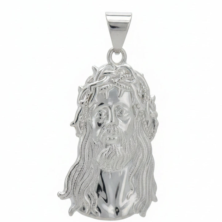 925 SILVER JESUS FACE PENDANT