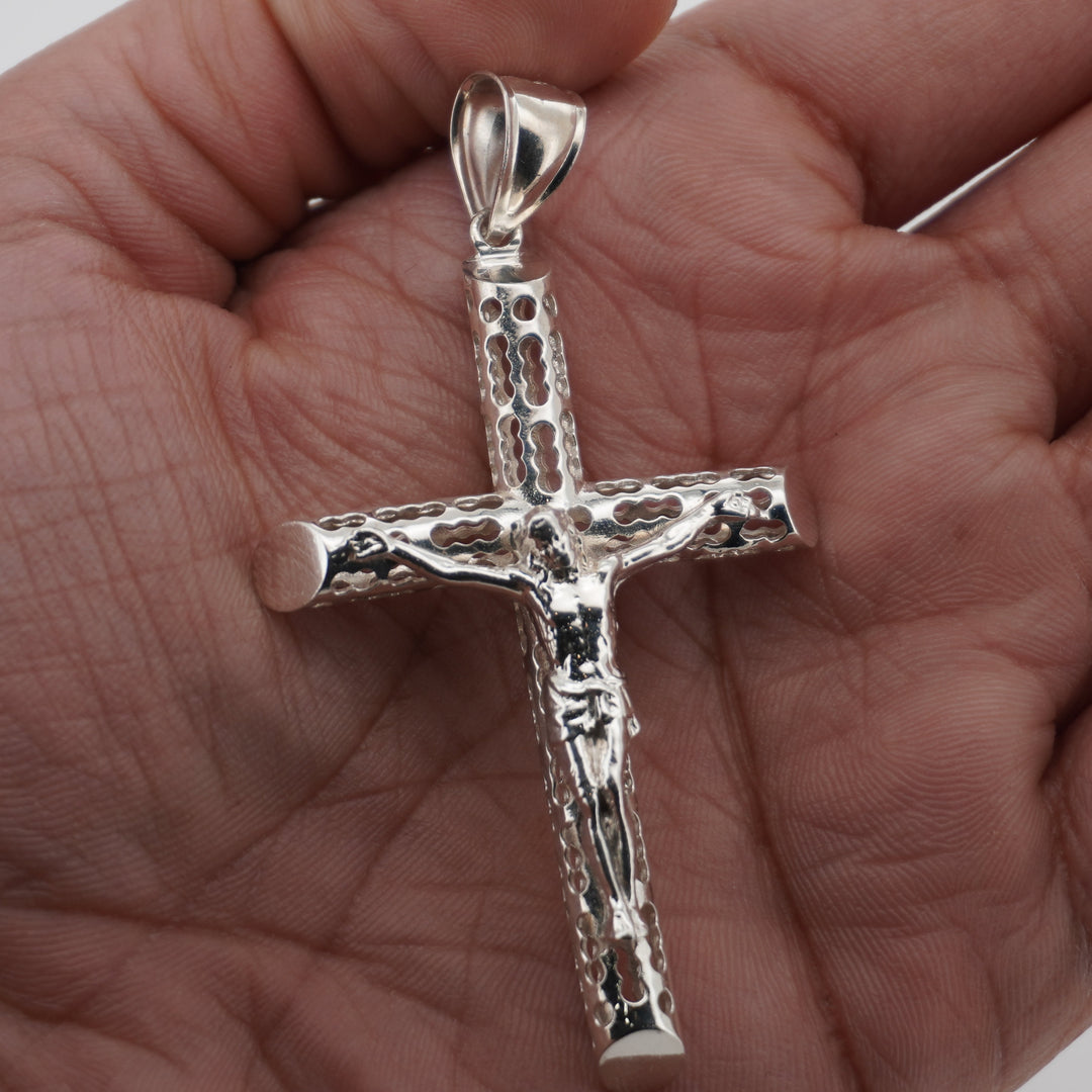 925 SILVER CROSS JESUS PENDANT