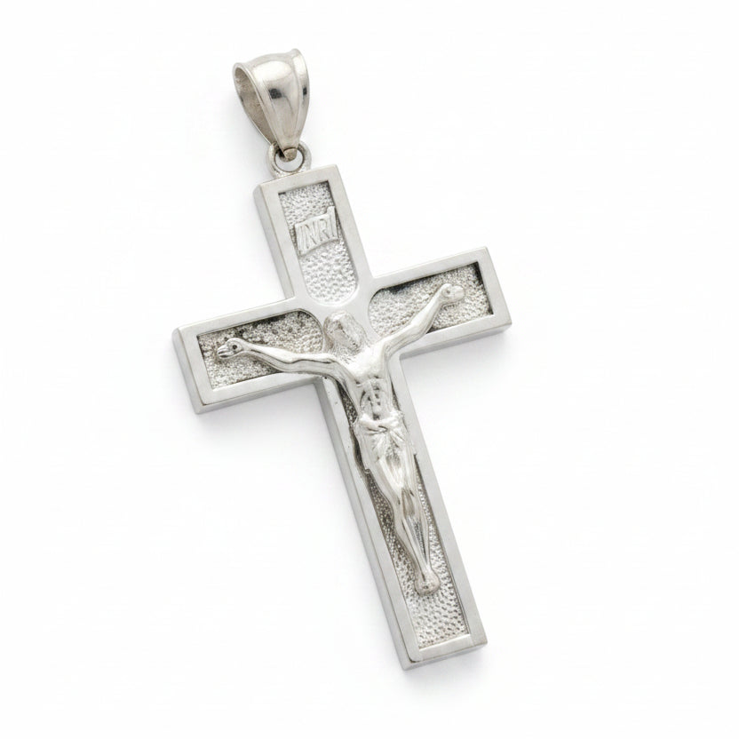 925 SILVER CROSS JESUS PENDANT