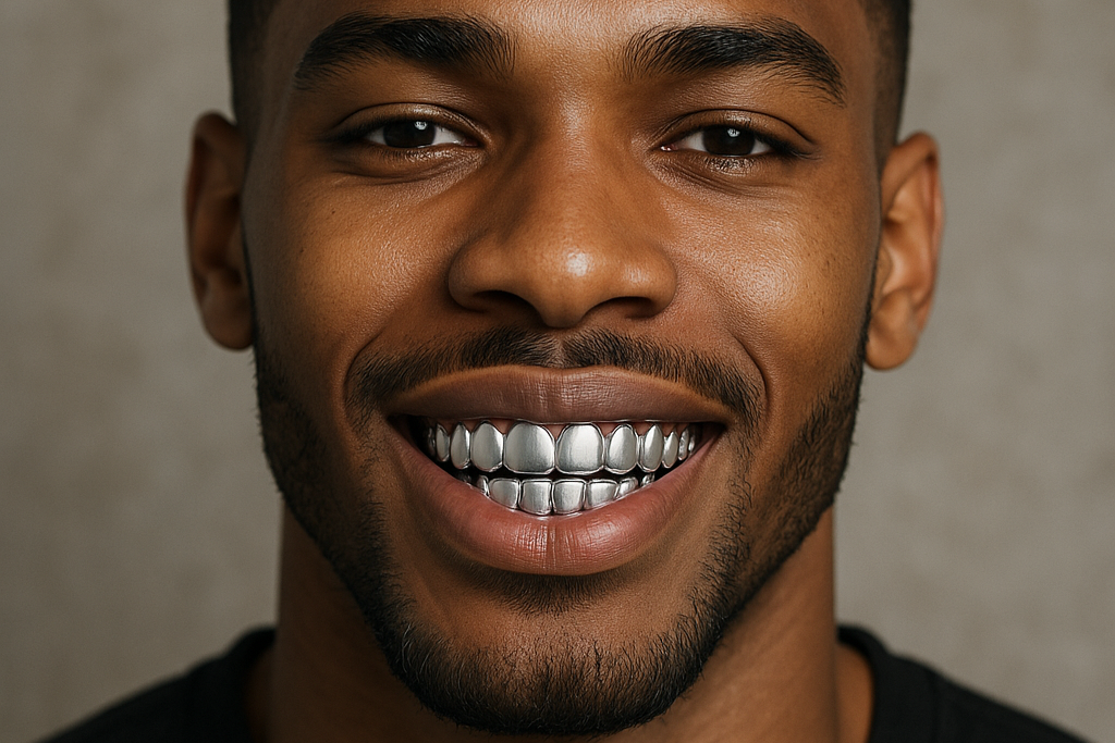 Solid .925 Sterling Silver Grillz