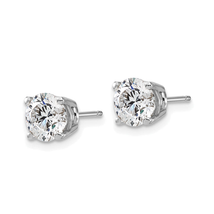 14K White Gold Lab Grown Diamond 2ctw VS/SI FGH 4 Prong Earrings