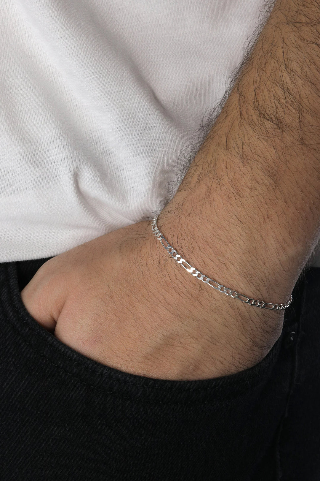 925 STERLING SILVER FIGARO BRACELETS