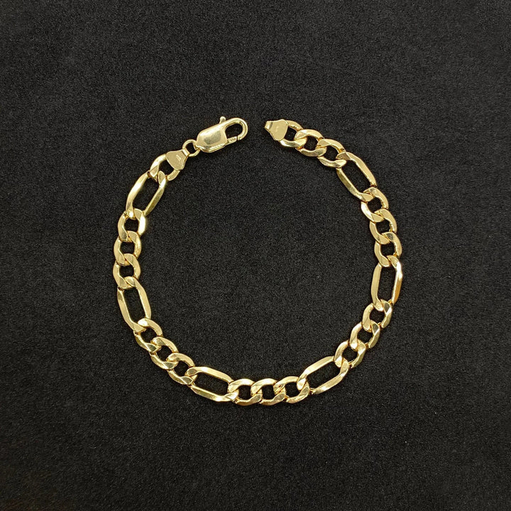 SOLID FIGARO BRACELETS 10K / 14K GOLD