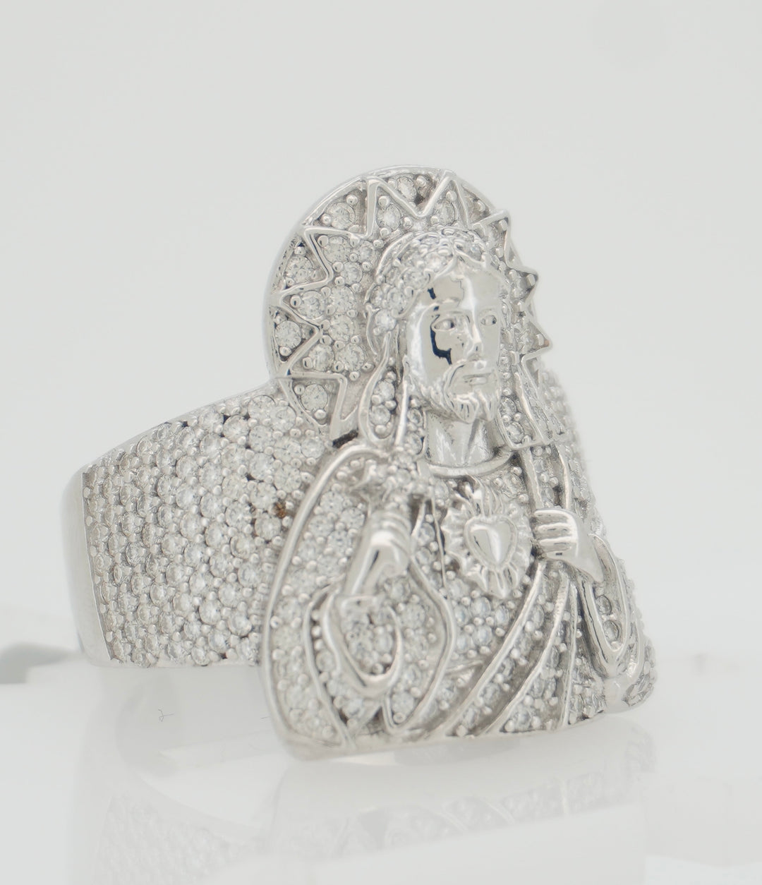 925 SILVER MOISSANITE 2.12ctw RING