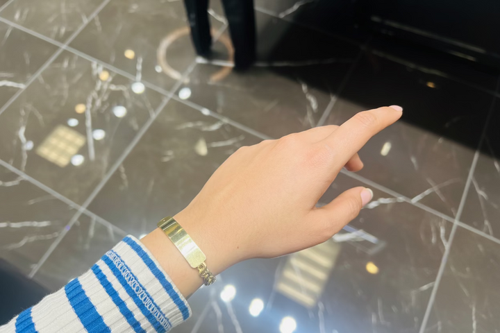 10K Y/G CHINO ID BRACELET