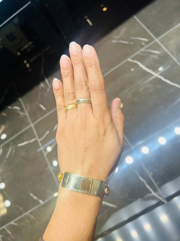 10K Y/G CHINO ID BRACELET