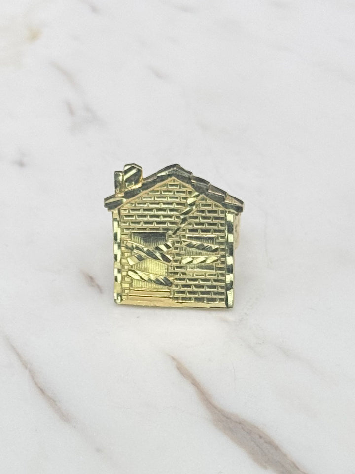 10K GOLD TRAP HOUSE RING