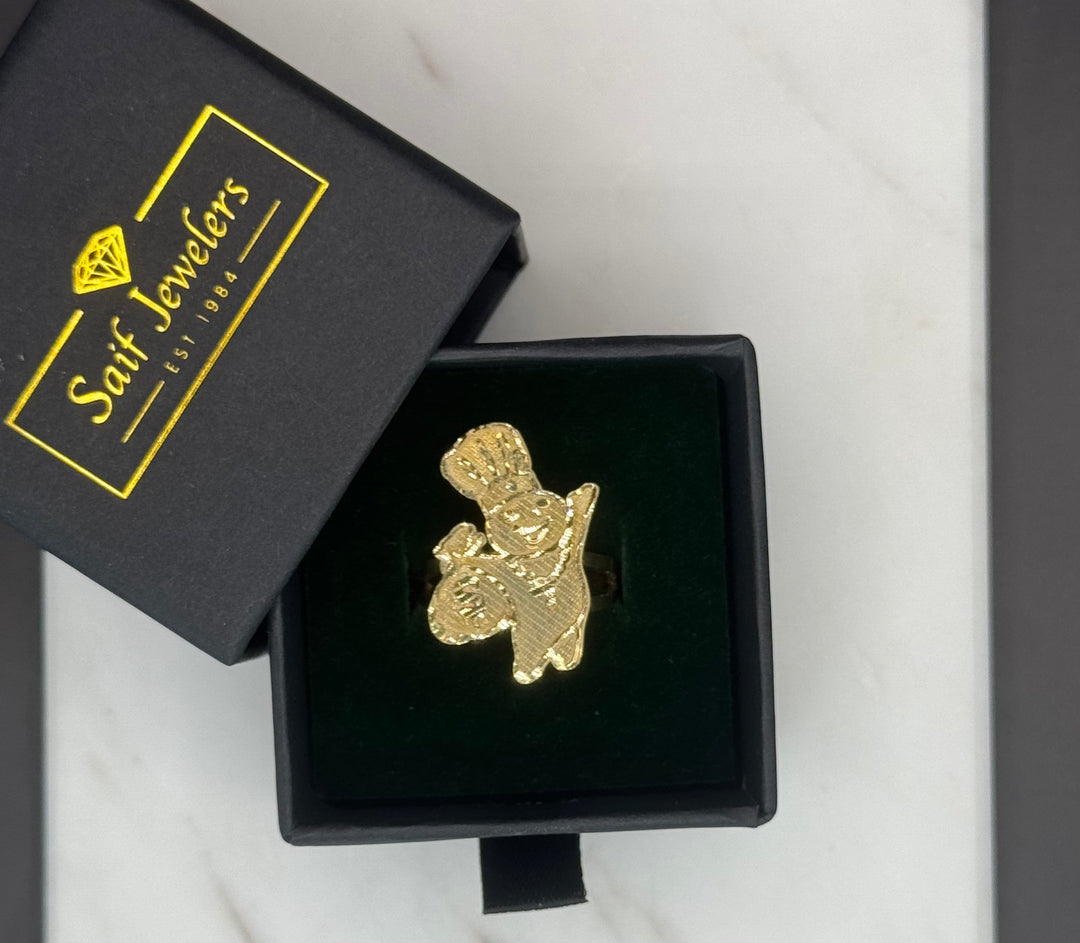 10K GOLD PILLSBURY RING