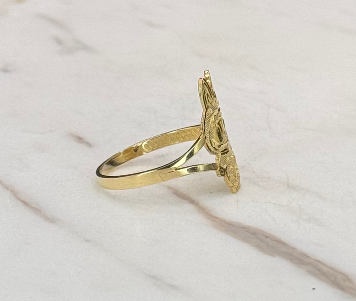 10K GOLD LABUBU RING