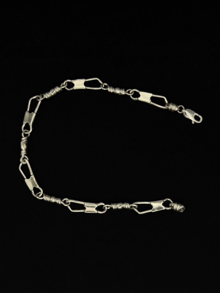 925 SILVER FISHERMEN BRACELET