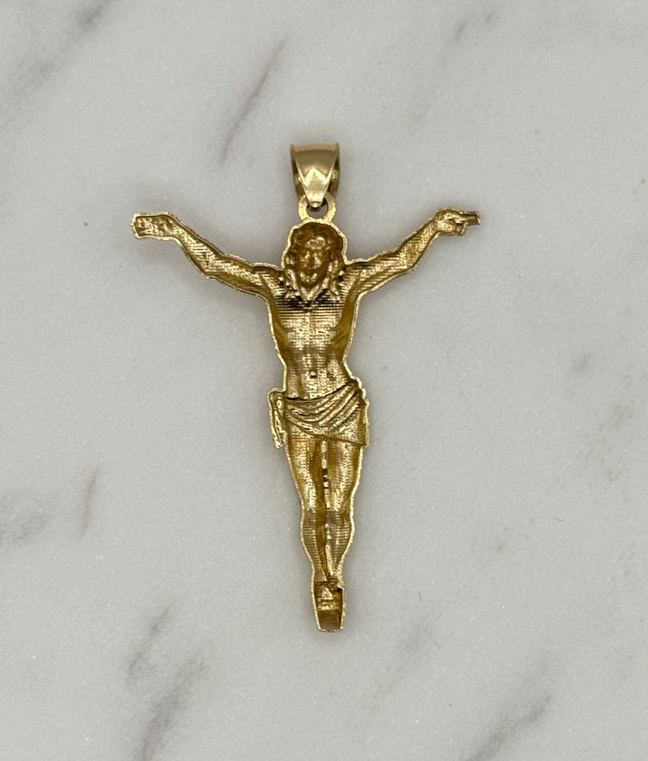 10K GOLD JESUS CRUCIFIX PENDANT