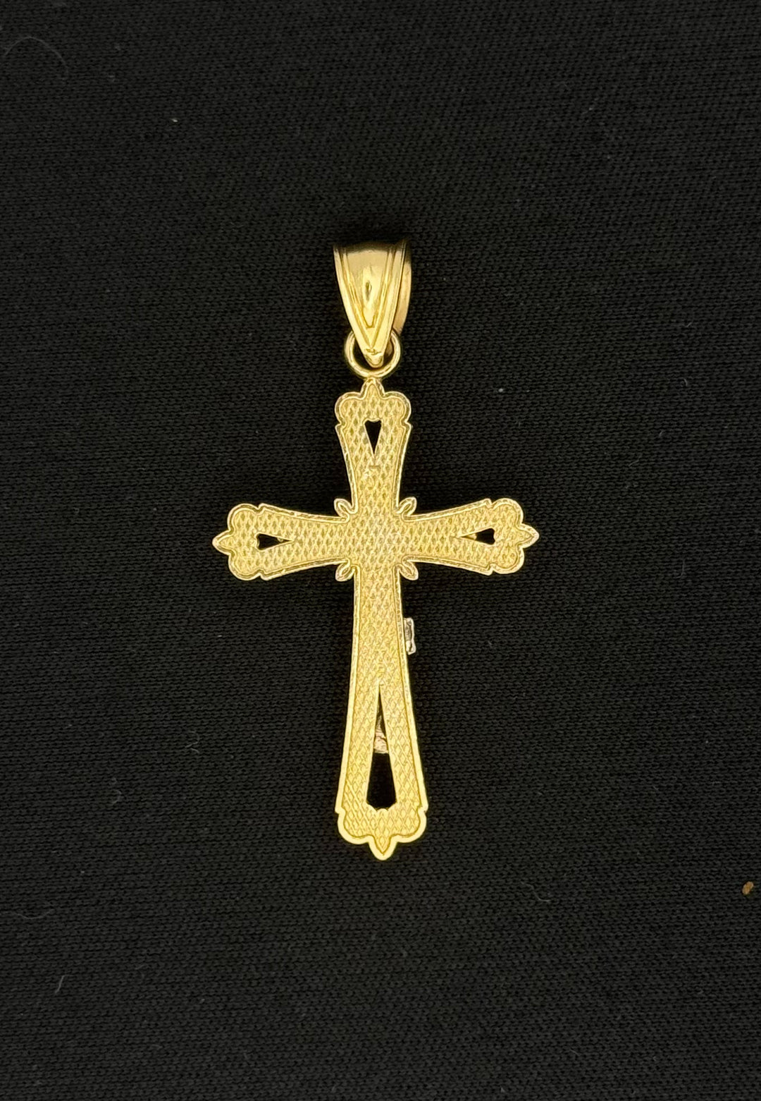 10K GOLD JESUS CROSS PENDANT