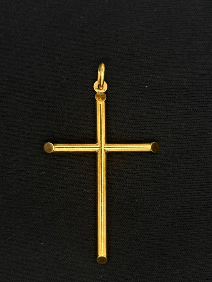 10K GOLD CROSS PENDANT