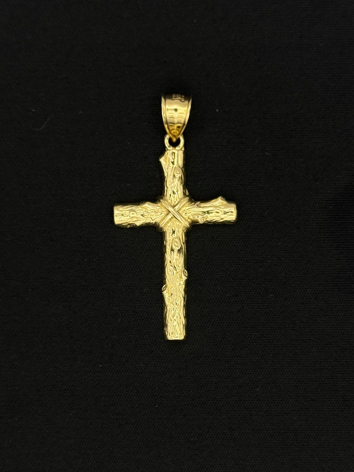 10K GOLD FANCY CROSS PENDANT