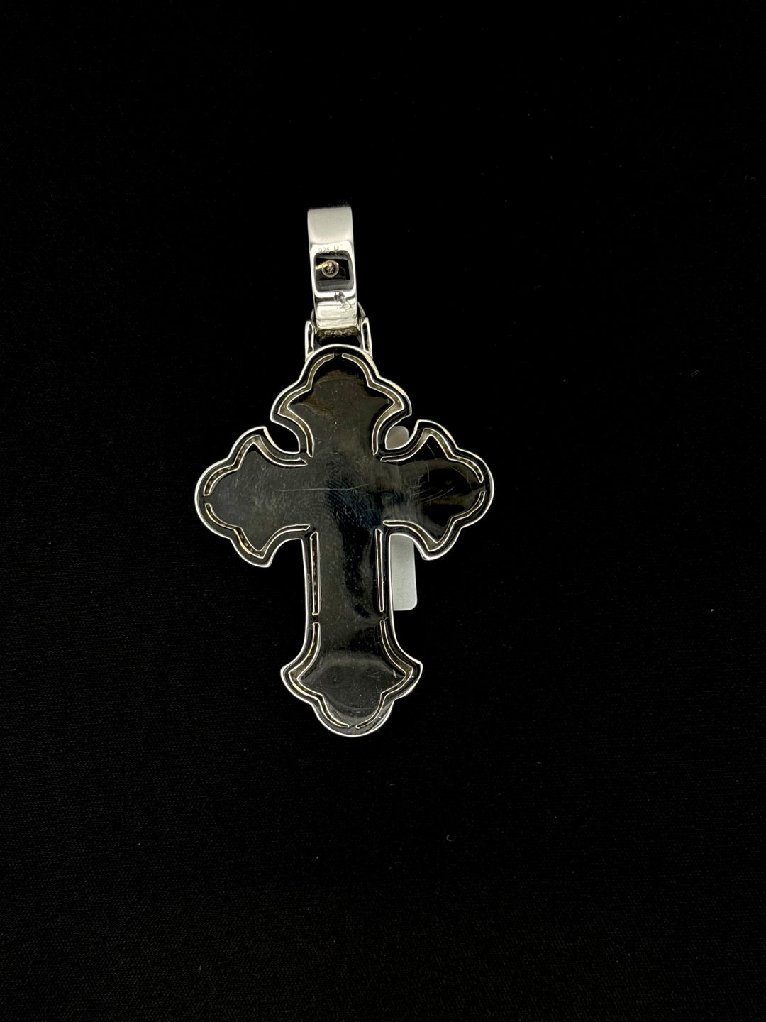 925 SILVER MOISSANITE CROSS PENDANT