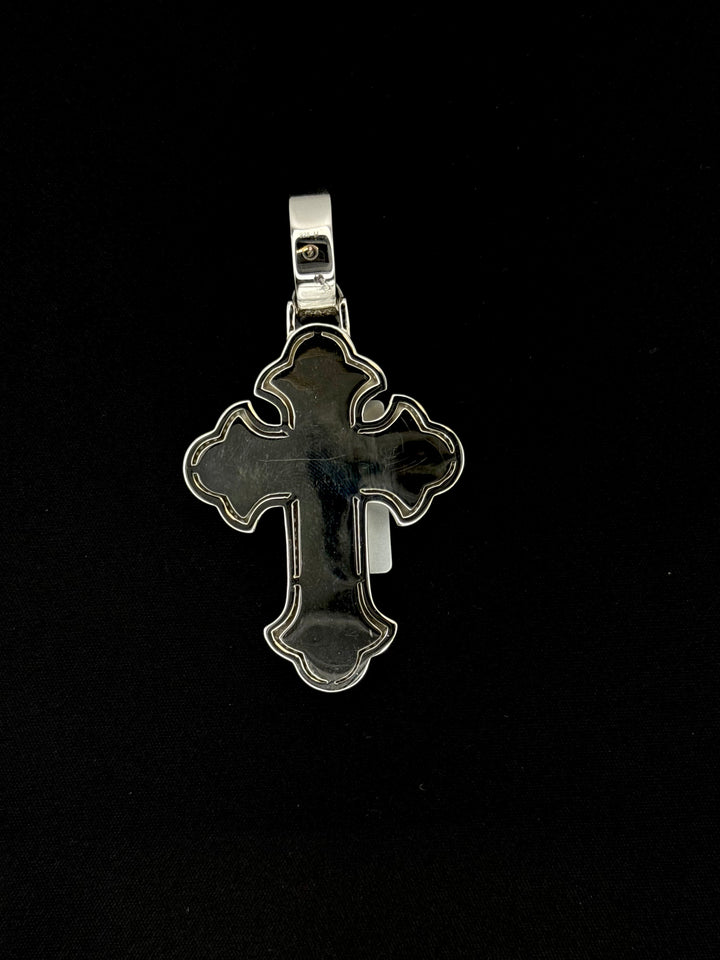 925 SILVER MOISSANITE CROSS PENDANT
