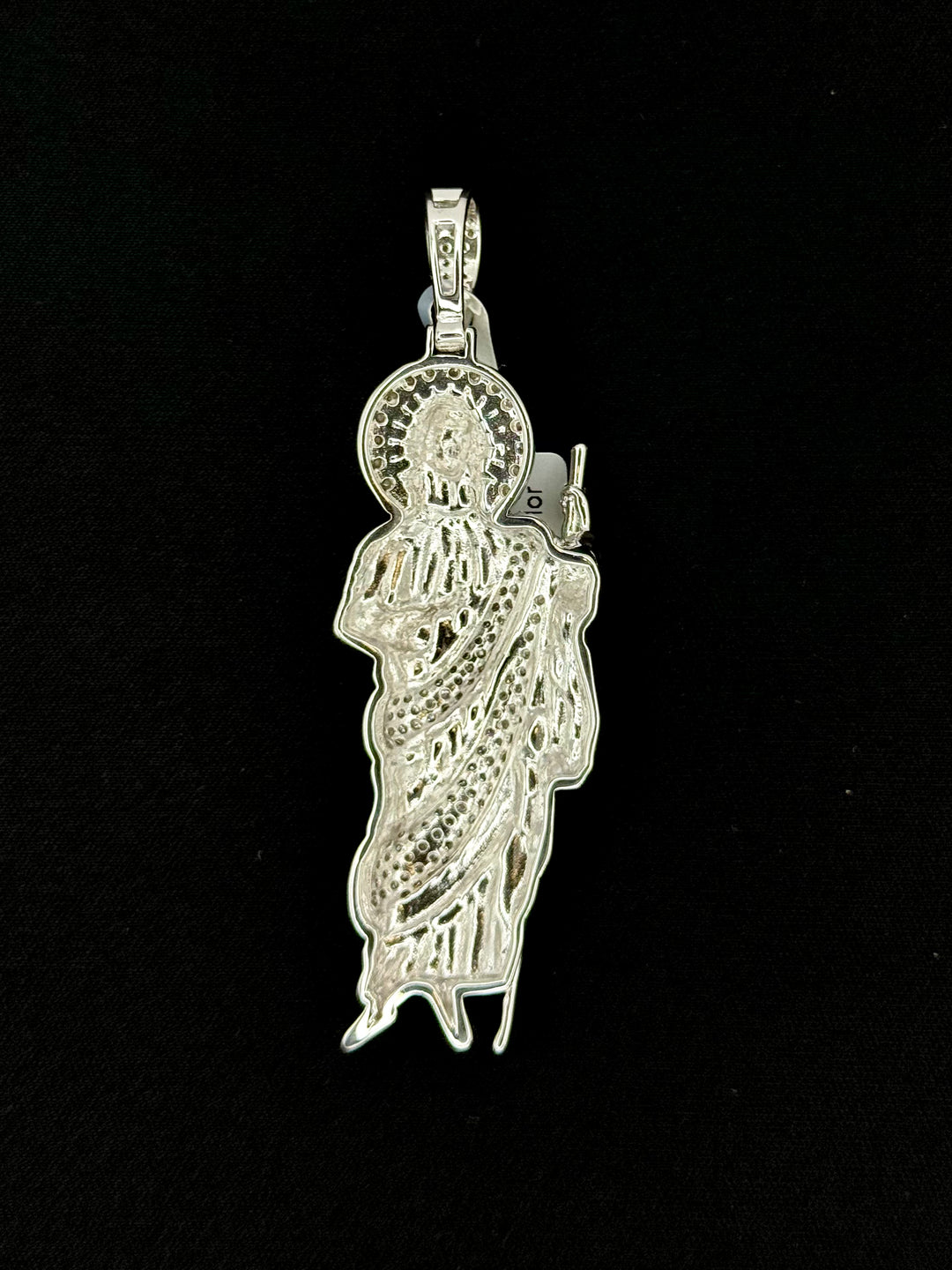 925 SILVER MOISSANITE SAINT JUDE PENDANT