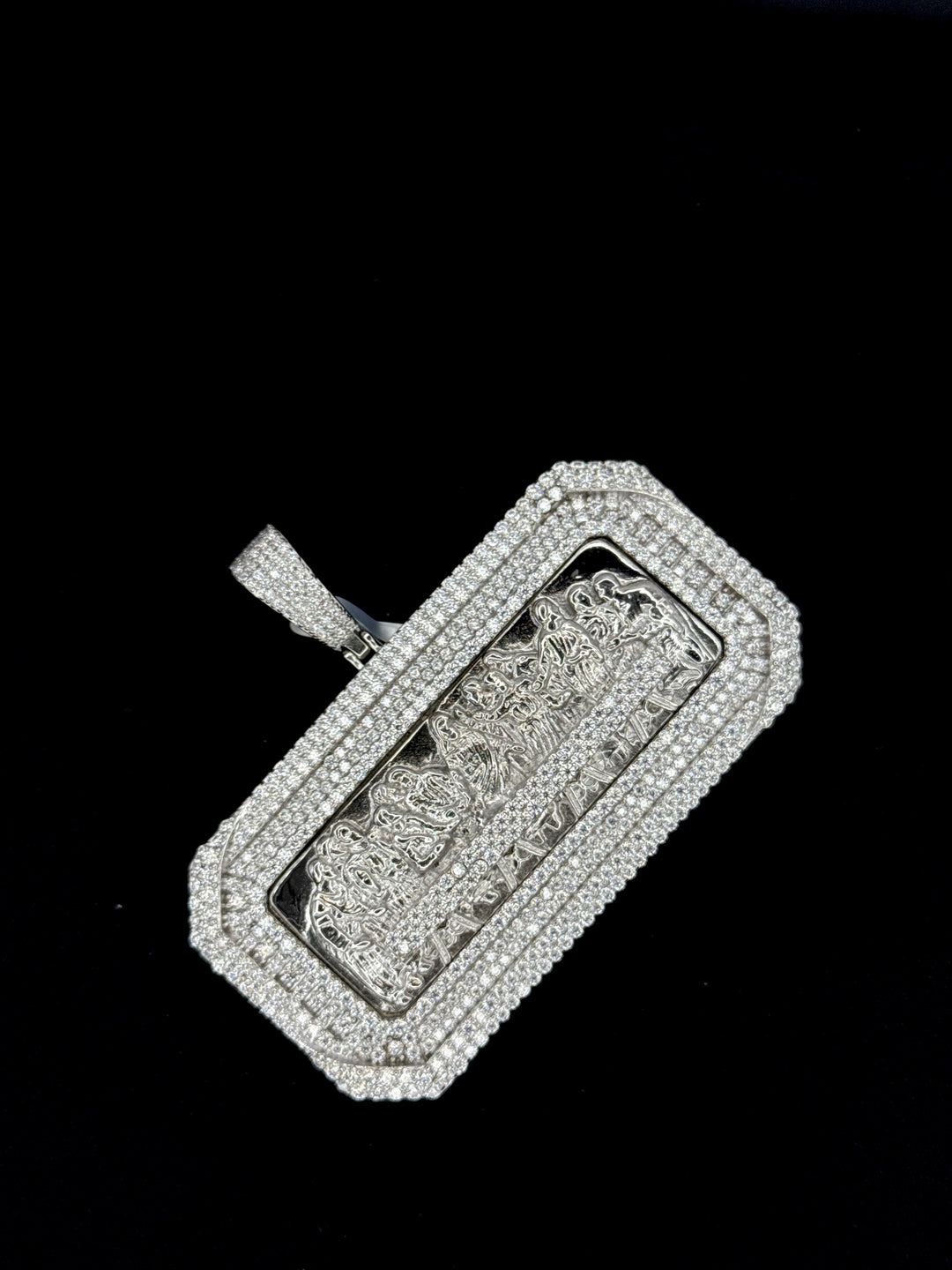 925 SILVER MOISSANITE LAST SUPPER PENDANT