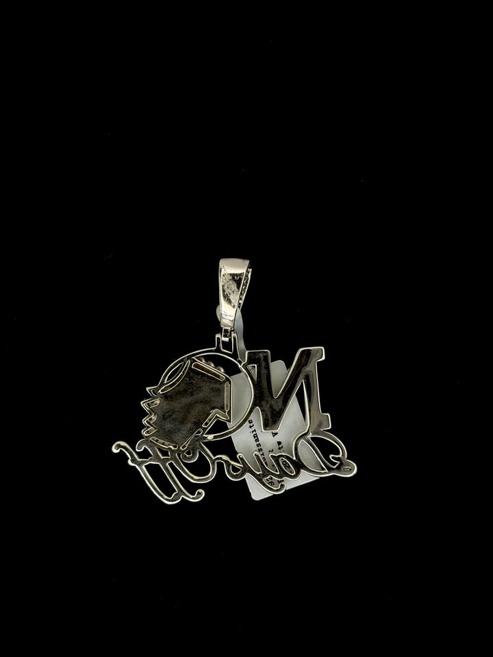 925 SILVER MOISSANITE NO DAYS OFF LUXURY PENDANT