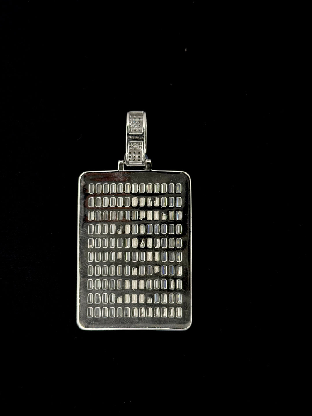 925 SILVER MOISSANITE KING OF SPADE PENDANT