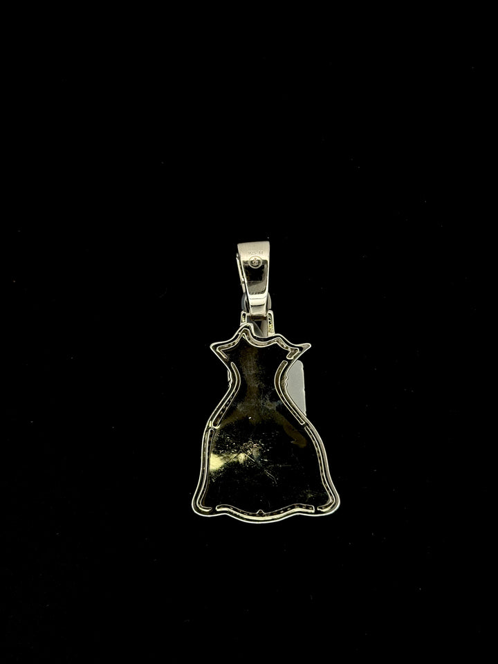 925 SILVER MOISSANITE MONEY BAG PENDANT