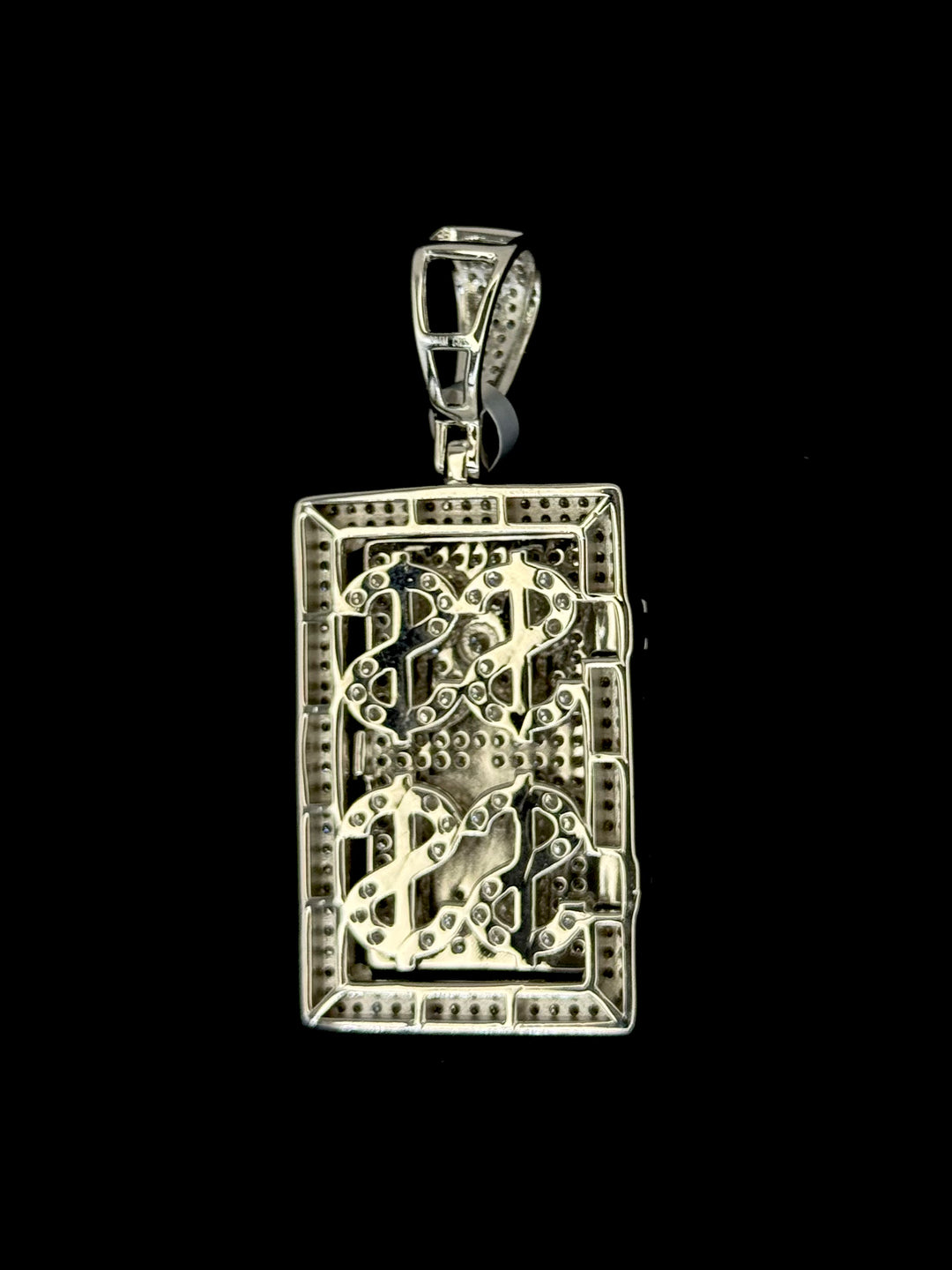 925 SILVER MOISSANITE MONEY VAULT PENDANT
