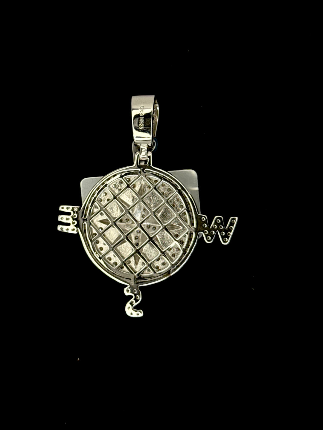 925 SILVER MOISSANITE COMPASS PENDANT