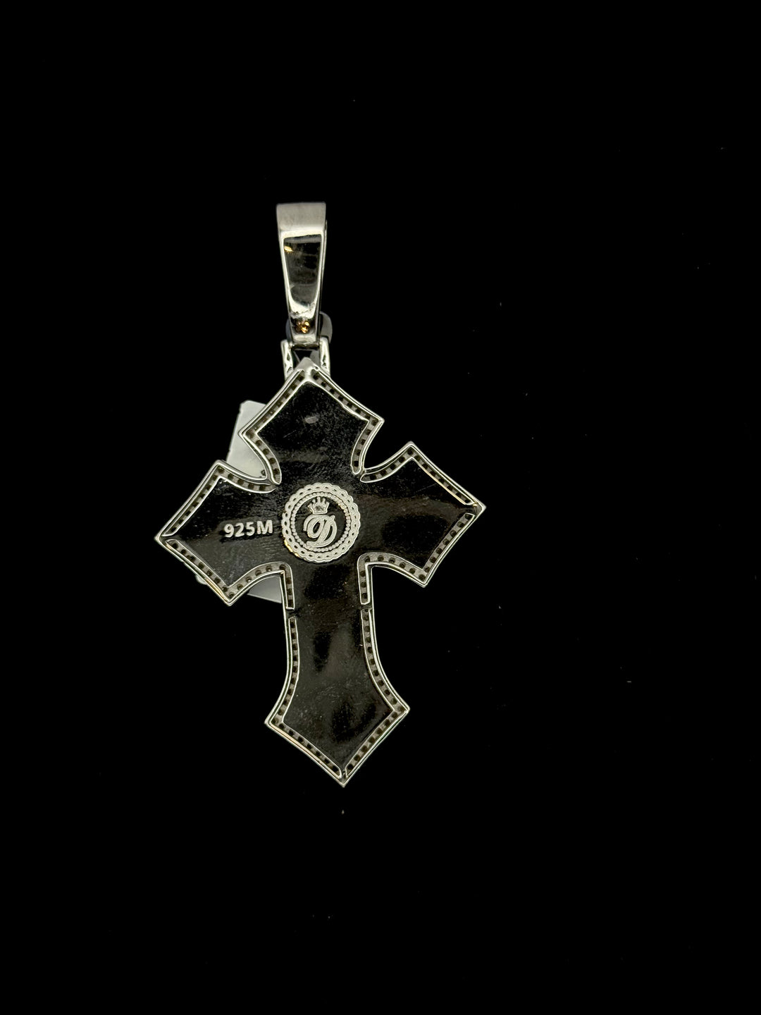 925 SILVER MOISSANITE CROSS PENDANT
