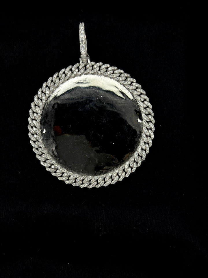 925 SILVER MOISSANITE MEMORY PENDANTS