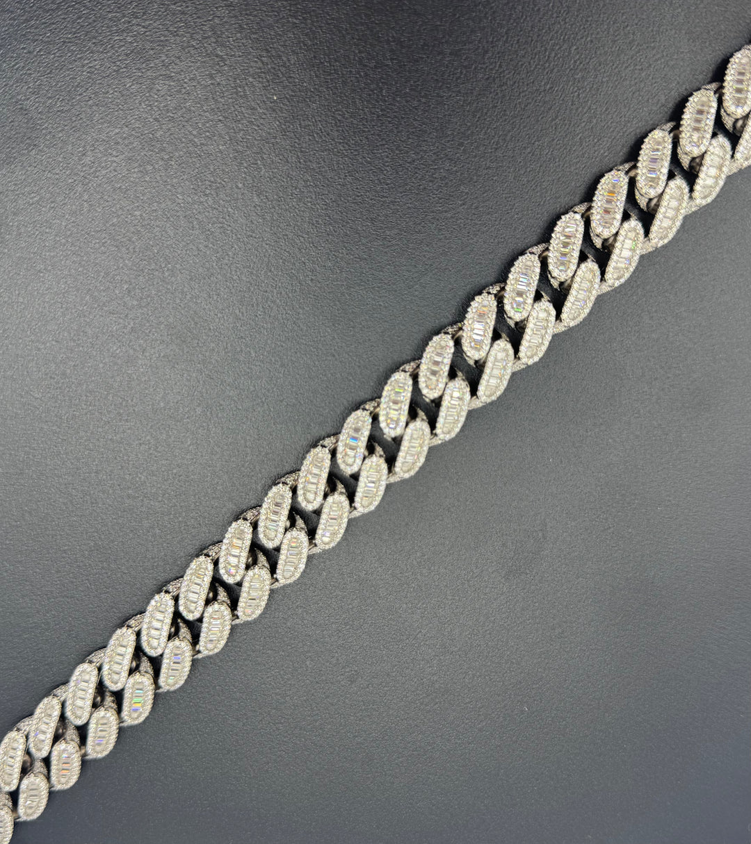 925 SILVER MOISSANITE MIAMI CUBAN NECKLACE