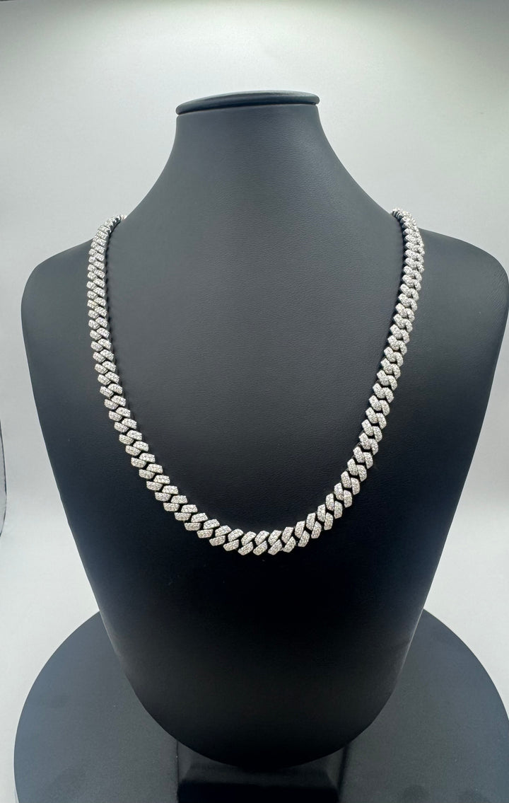 925 SILVER MOISSANITE MIAMI CUBAN NECKLACE