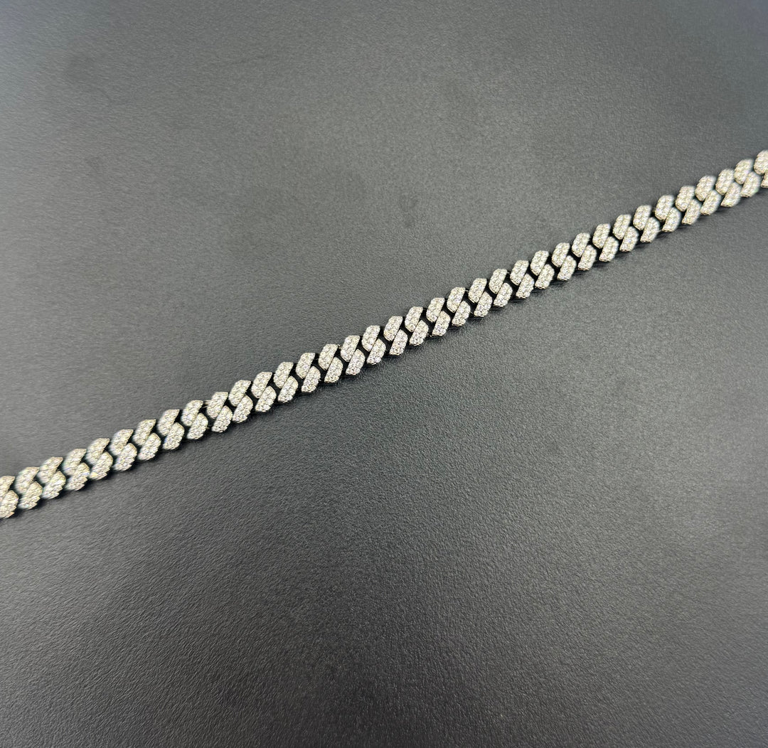 925 SILVER MOISSANITE MIAMI CUBAN NECKLACE