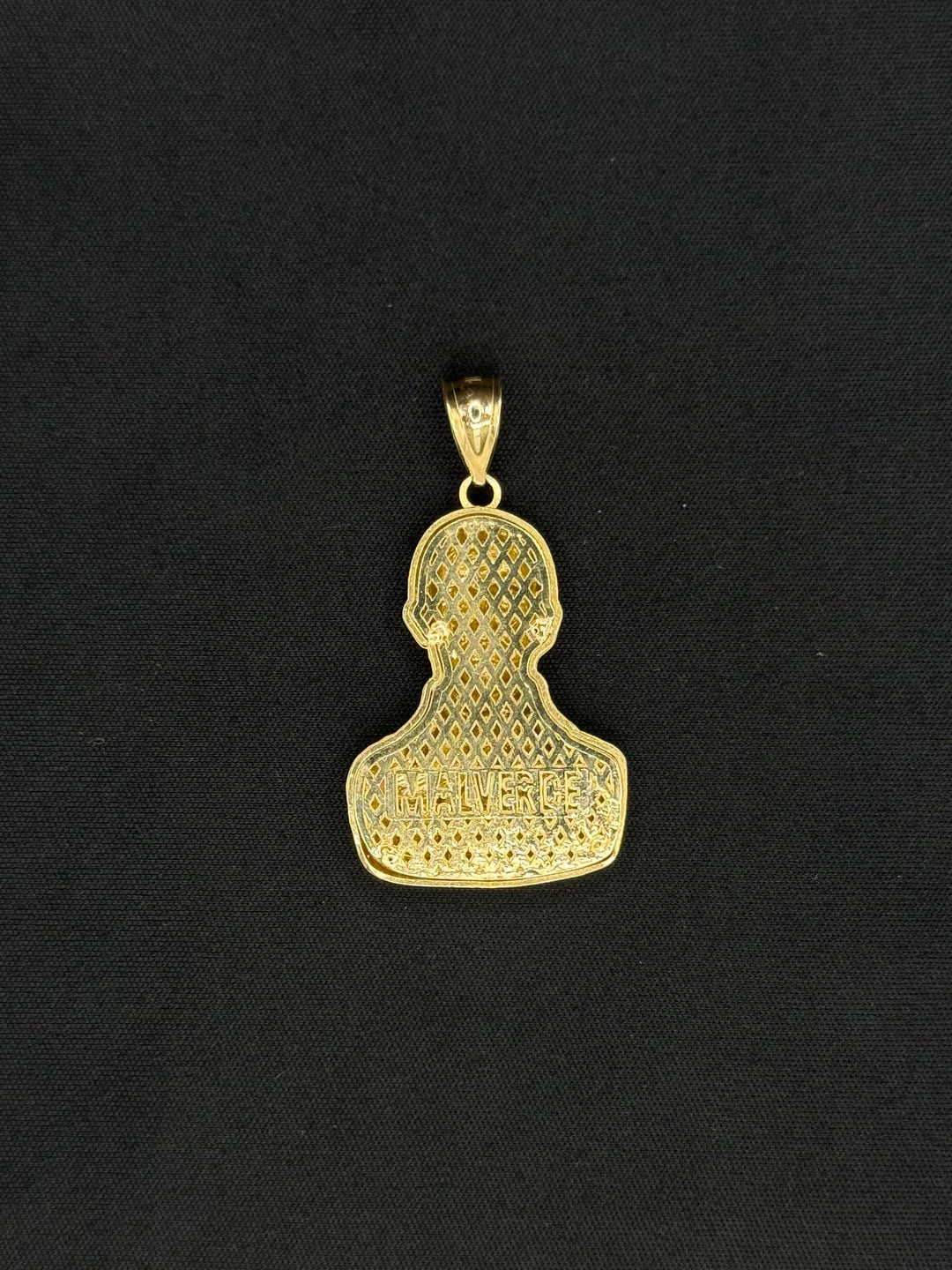10K GOLD DIA CUT MALVERDE PENDANT