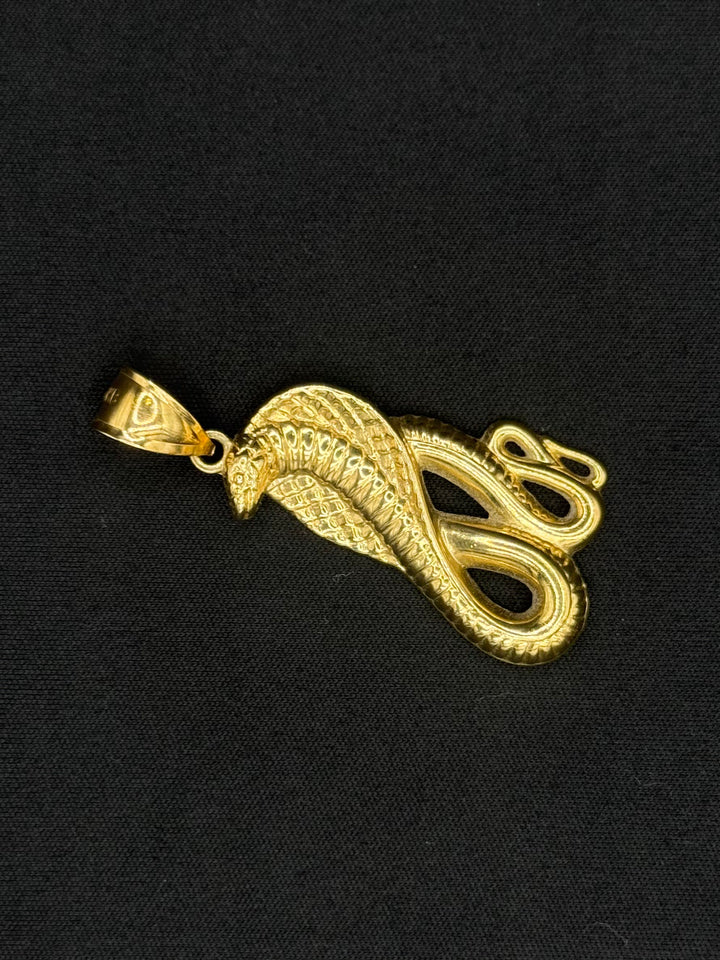 10K GOLD SNAKE PENDANT