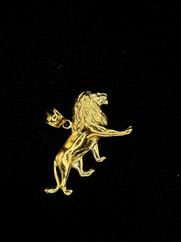 10K GOLD LION PENDANT