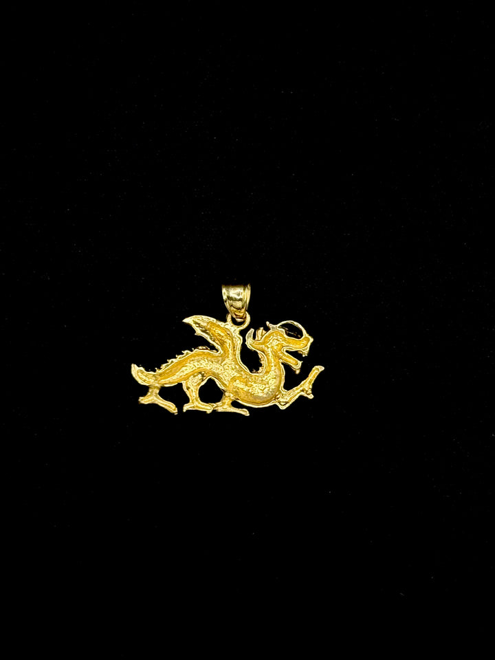 10K GOLD DRAGON PENDANT
